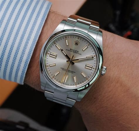 rolex silver oyster face perpetual|2020 Rolex Oyster Perpetual 41.